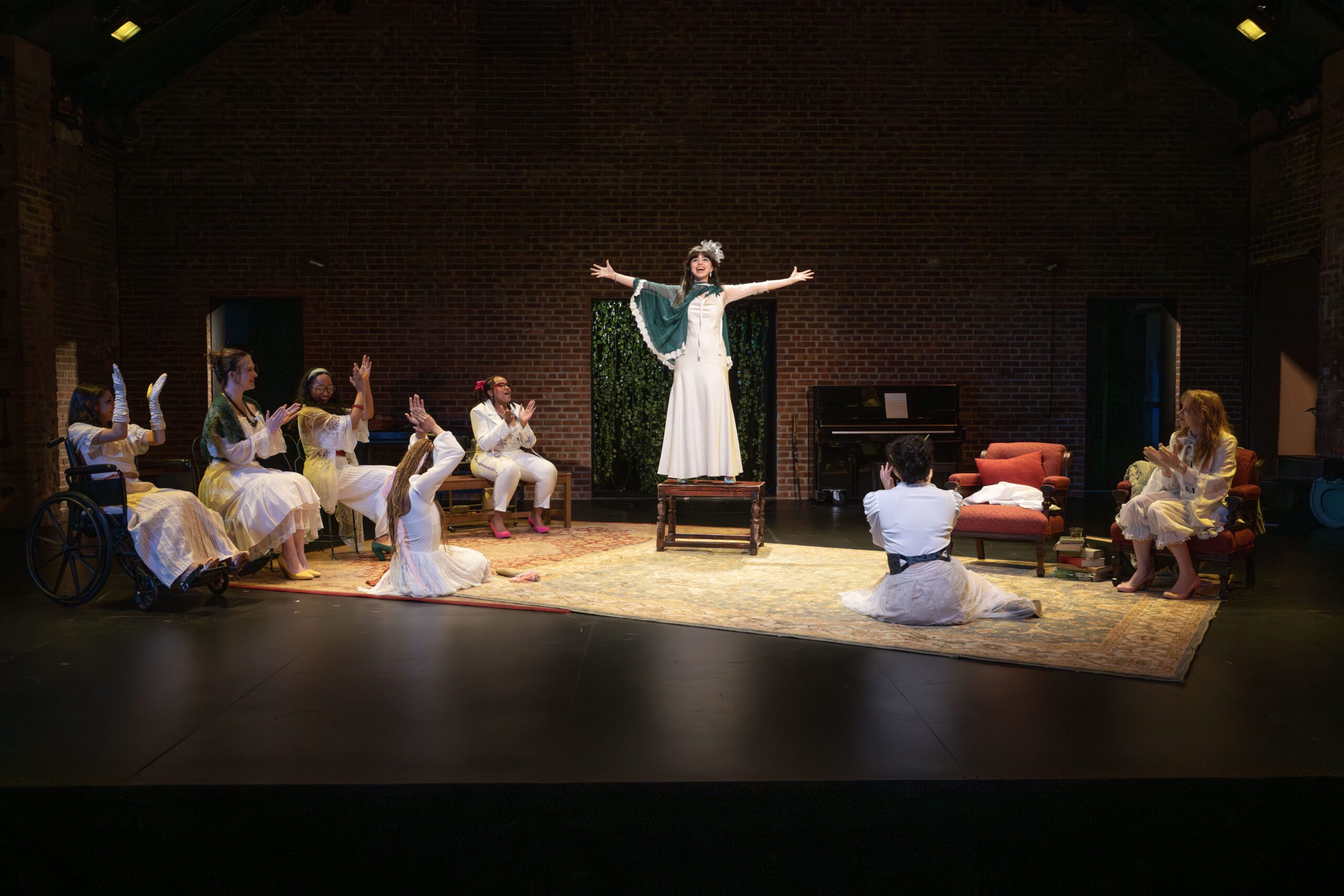 a group of people on a stage