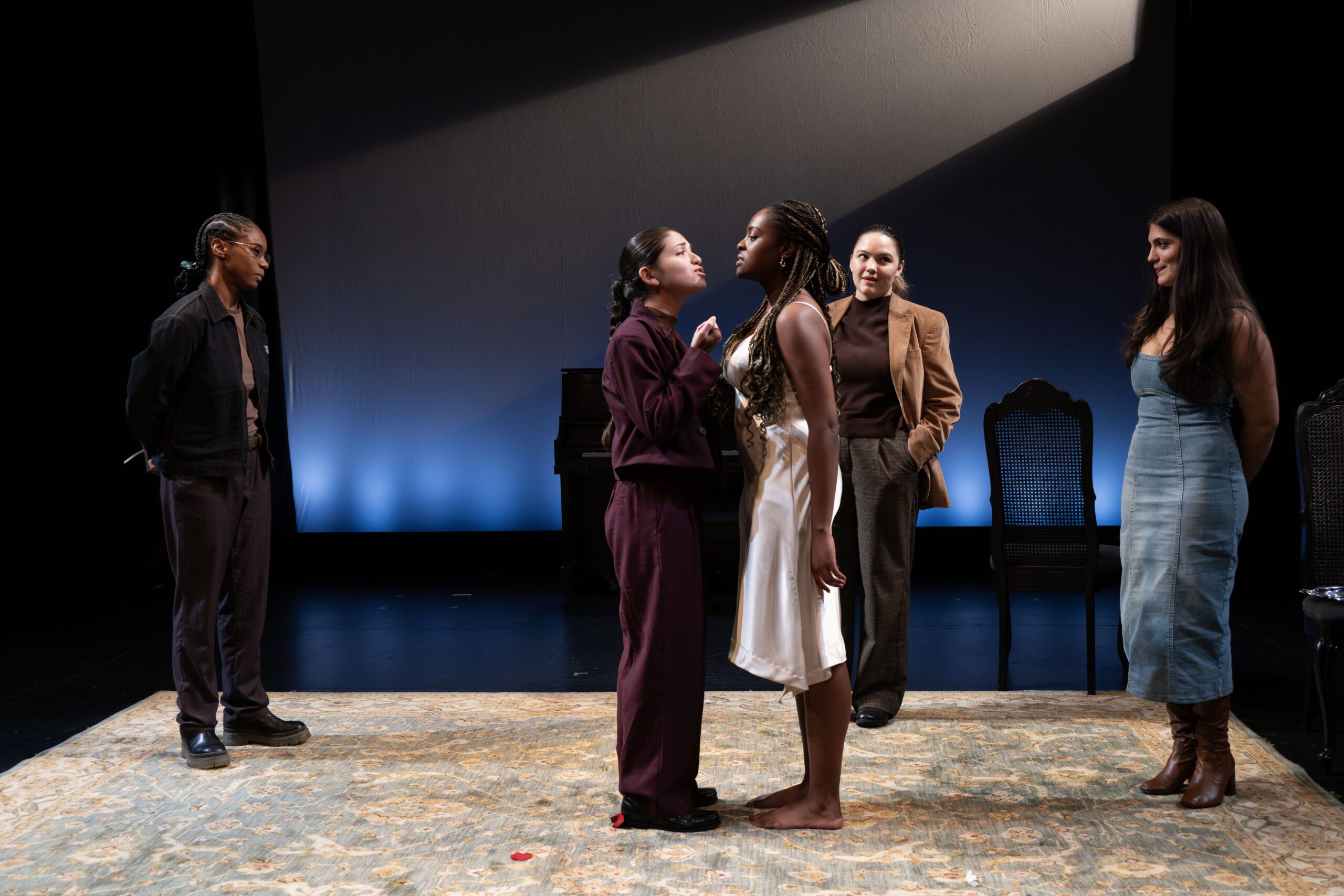 a group of people on a stage