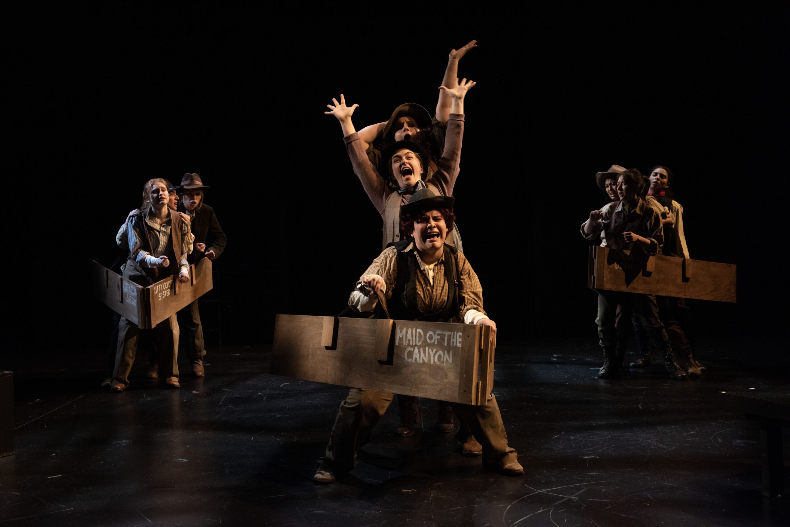 a group of people on a stage