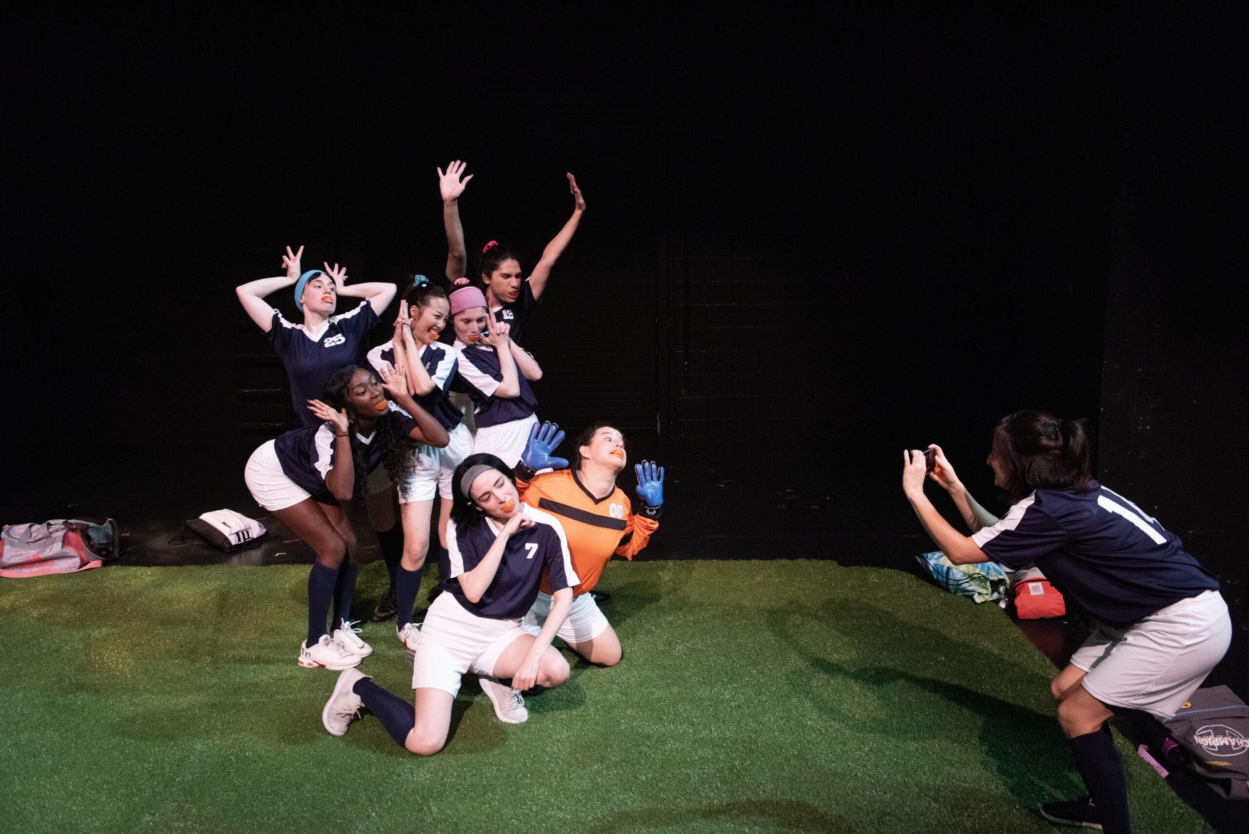 a group of people on a stage