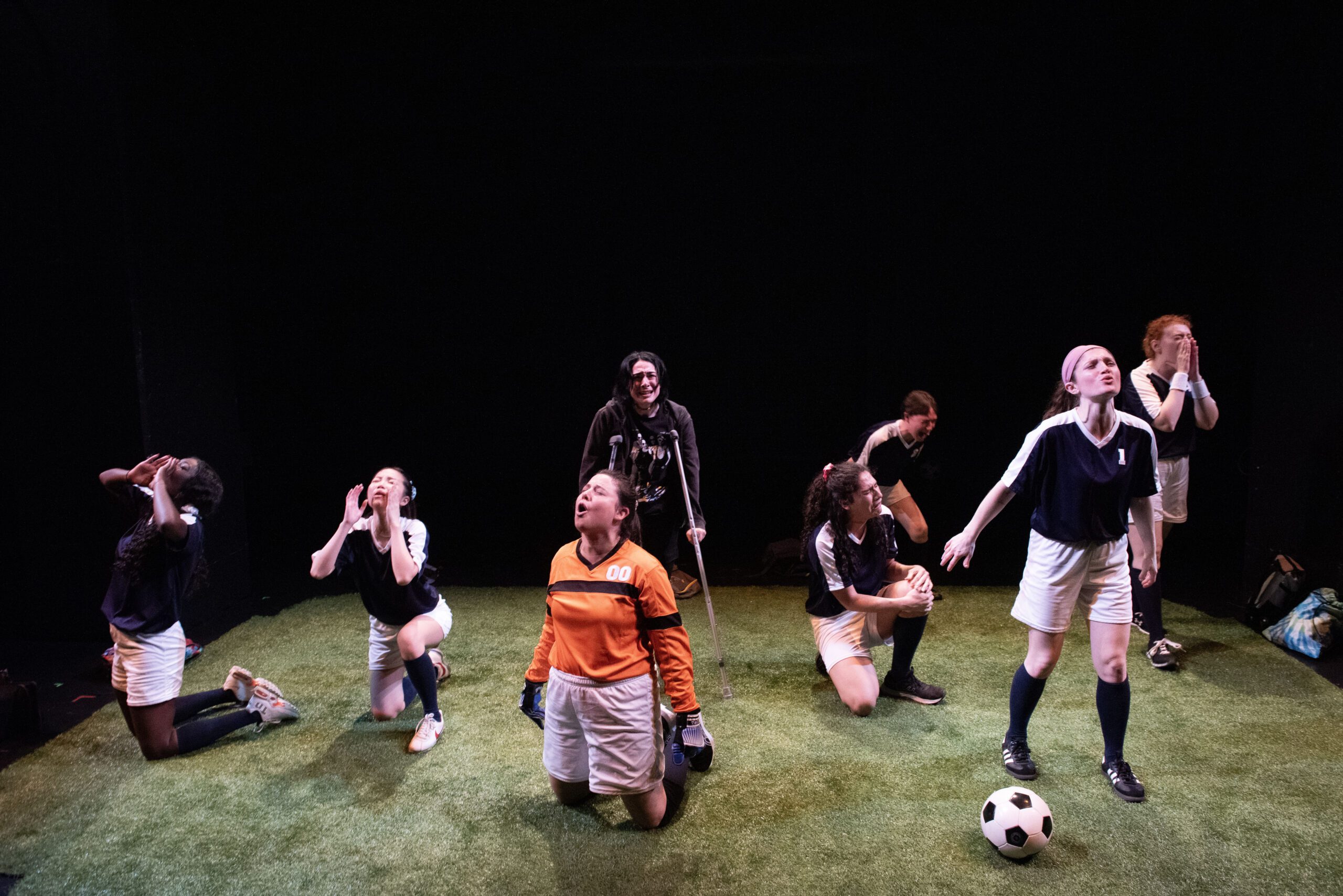 a group of people on a stage