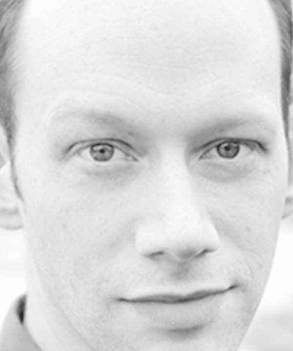 Close-up portrait of Andy Schneeflock, head and shoulders view.